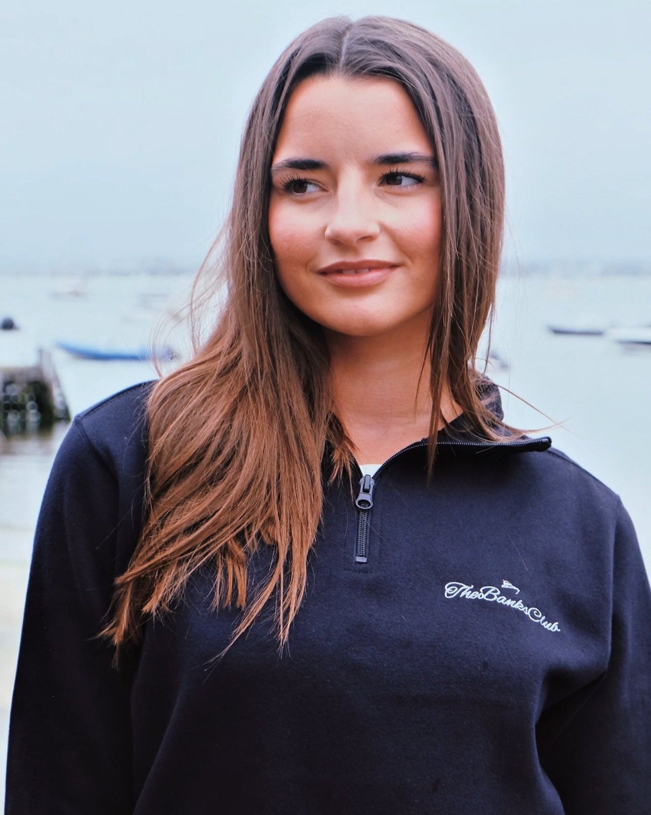 The Signature Quarter Zip — Deep Navy